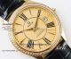 Perfect Replica Omega Yellow Gold Case Black Leather 41mm Watch (5)_th.jpg